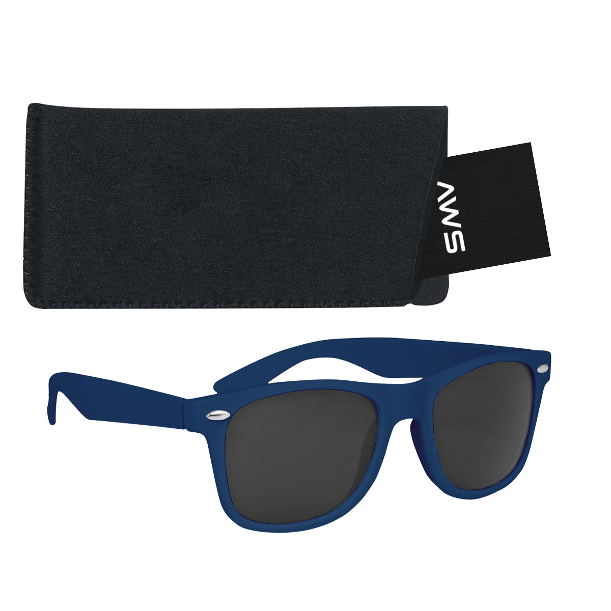 AWS Velvet Touch Malibu Sunglasses With Pouch