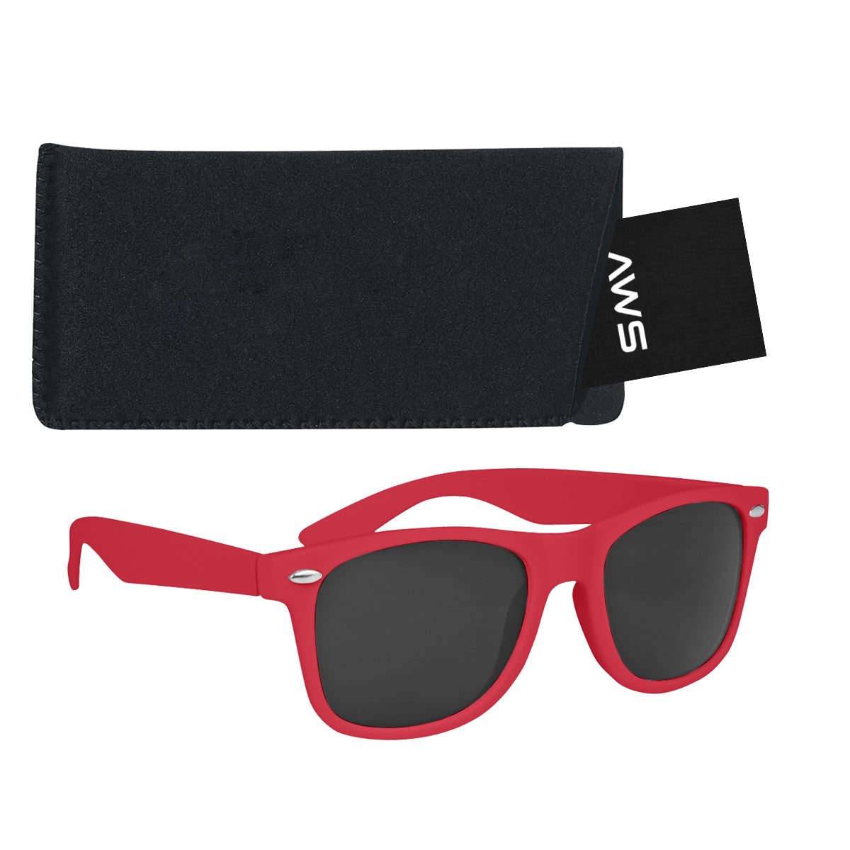 AWS Velvet Touch Malibu Sunglasses With Pouch