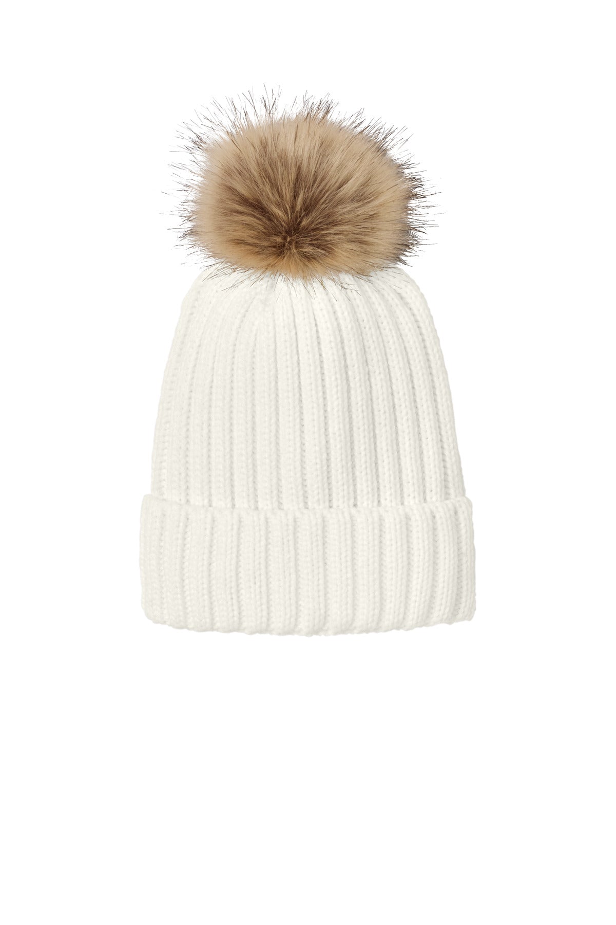 Port Authority - Faux Fur Pom Beanie