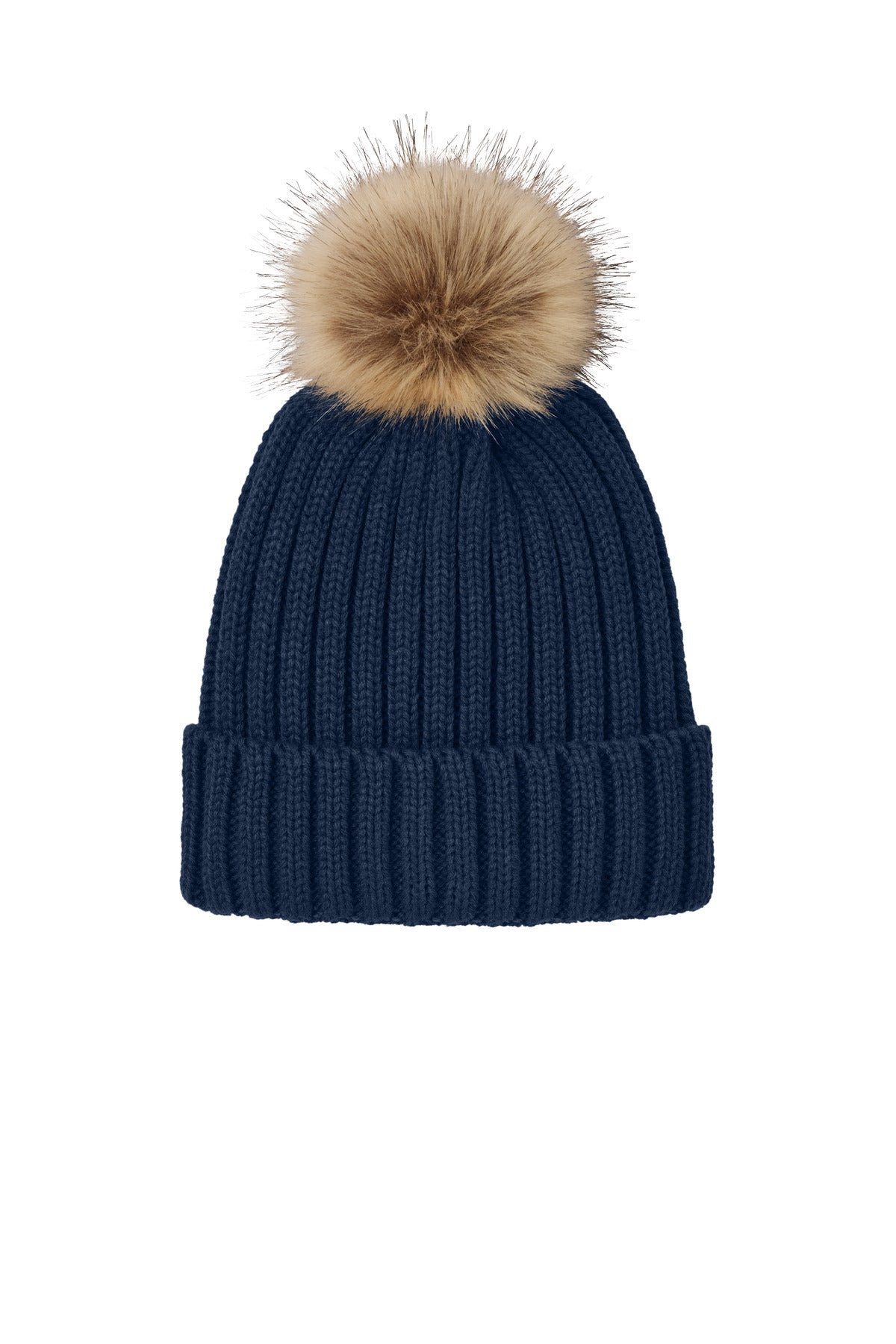 Port Authority - Faux Fur Pom Beanie