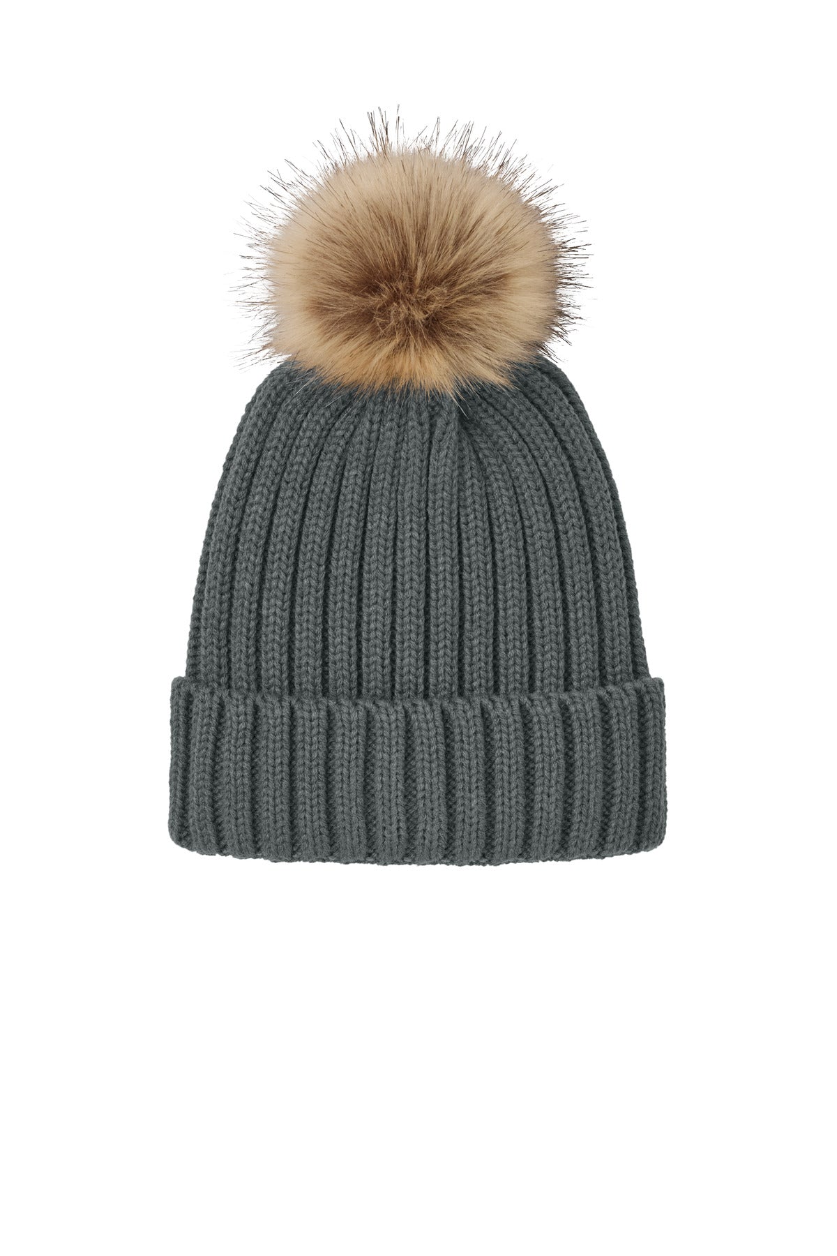 Port Authority - Faux Fur Pom Beanie
