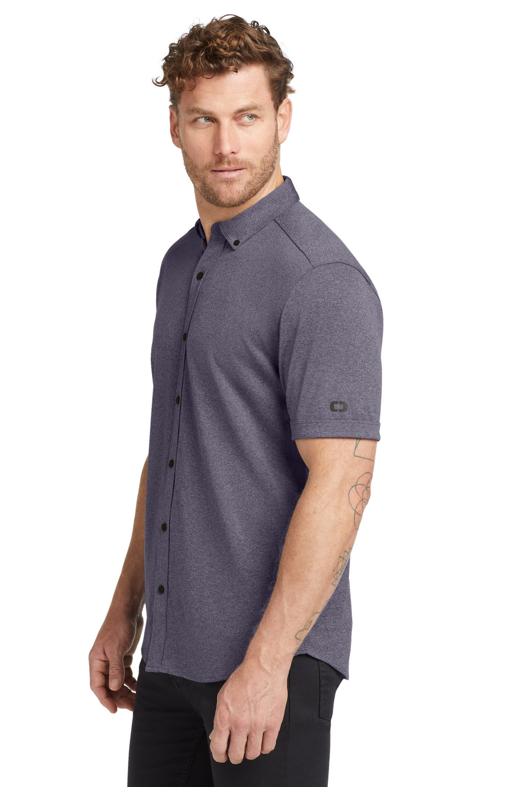 OGIO Gravitate Full-Button Polo