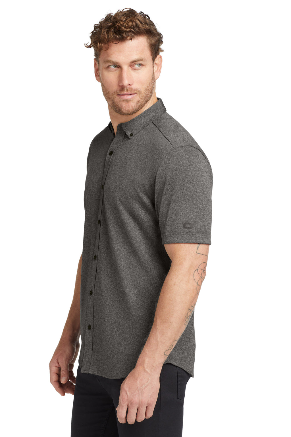 OGIO Gravitate Full-Button Polo