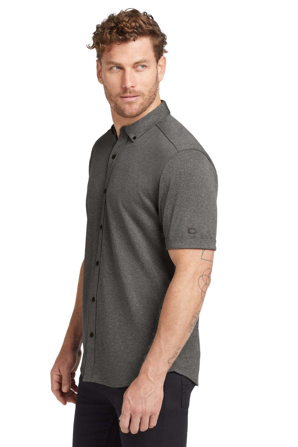 OGIO Gravitate Full-Button Polo