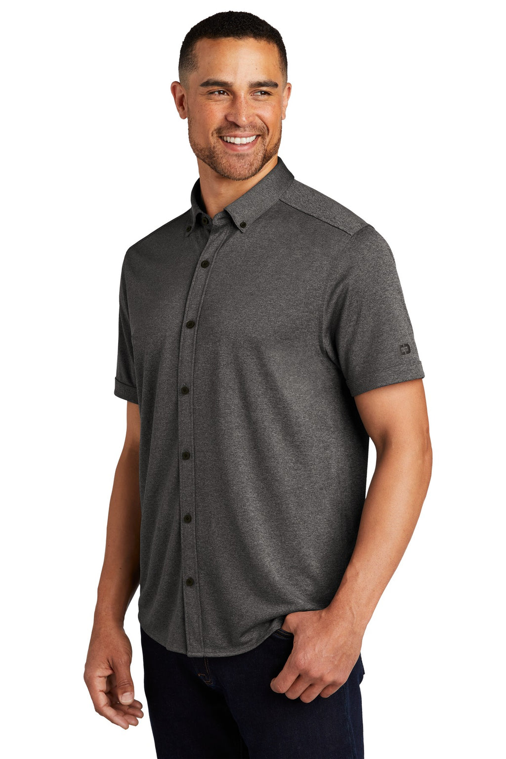 OGIO Gravitate Full-Button Polo