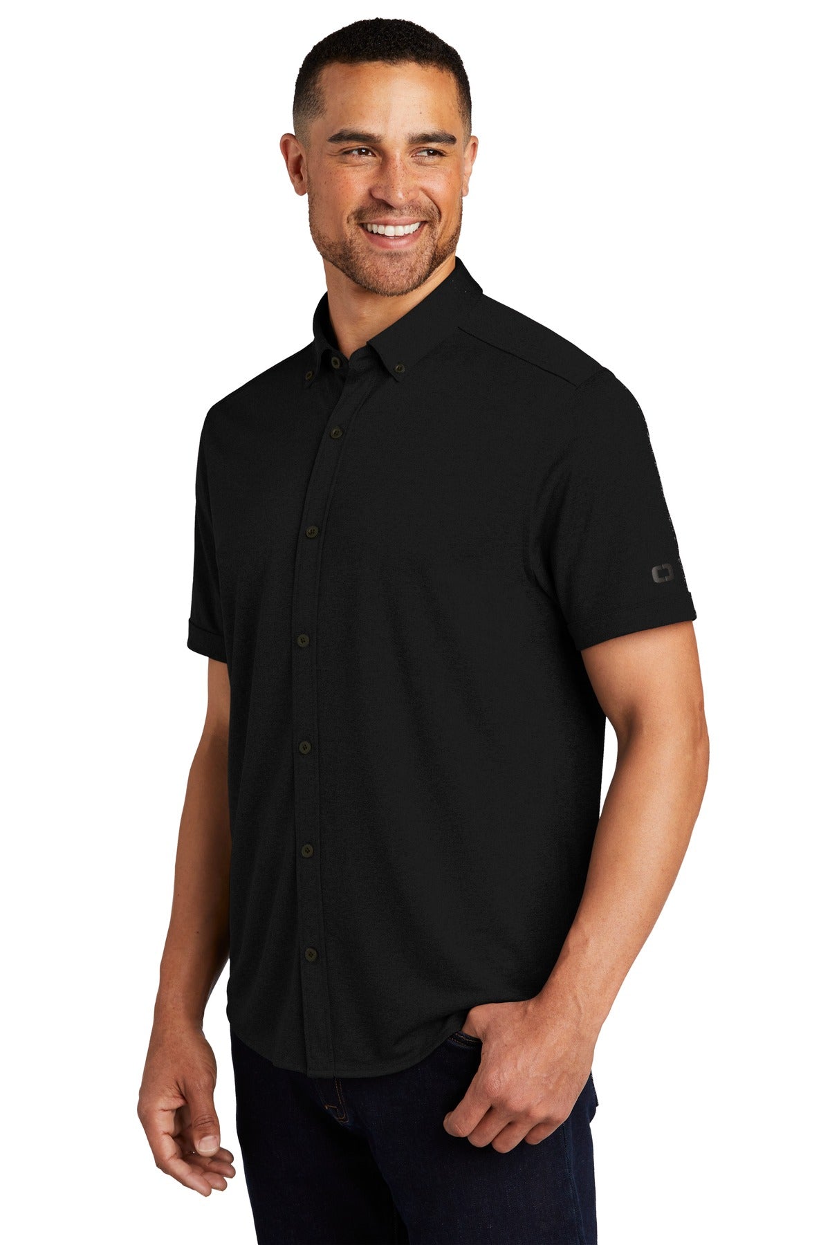 OGIO Gravitate Full-Button Polo