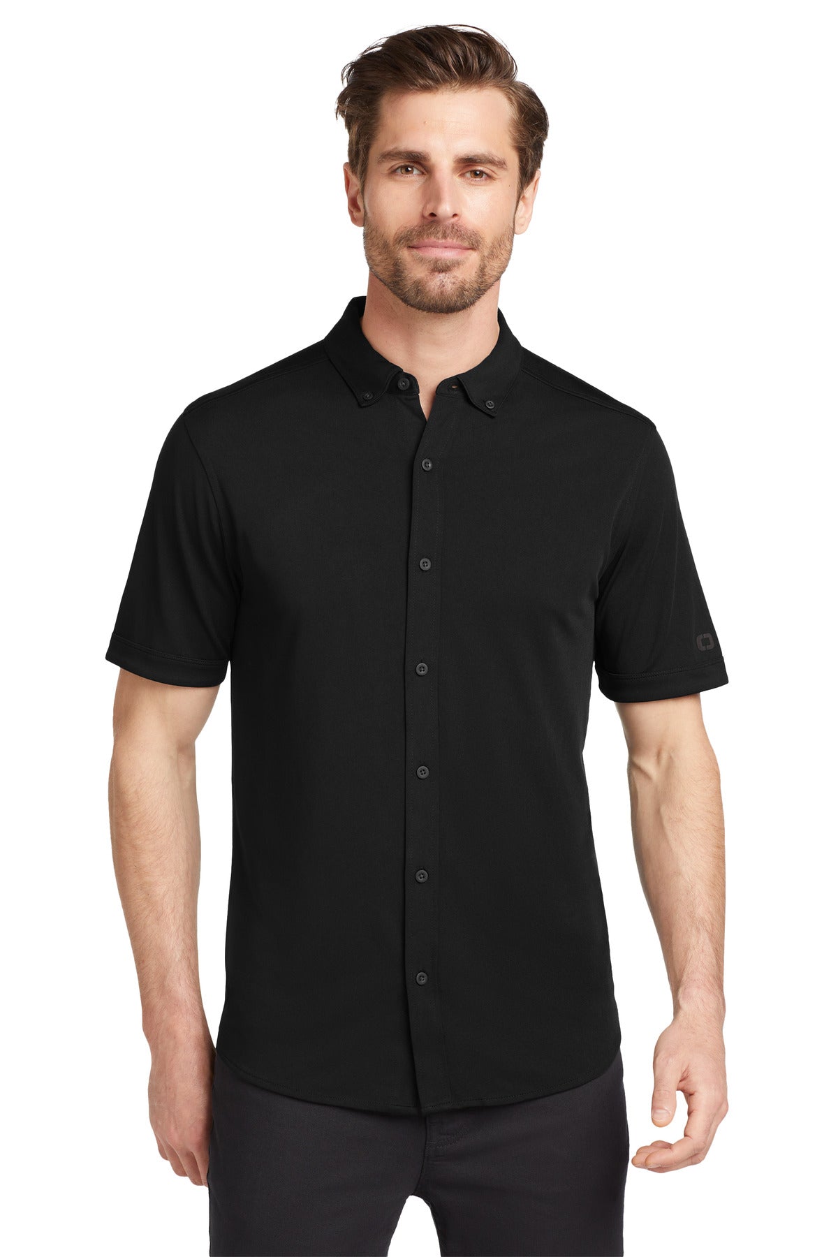 OGIO Gravitate Full-Button Polo