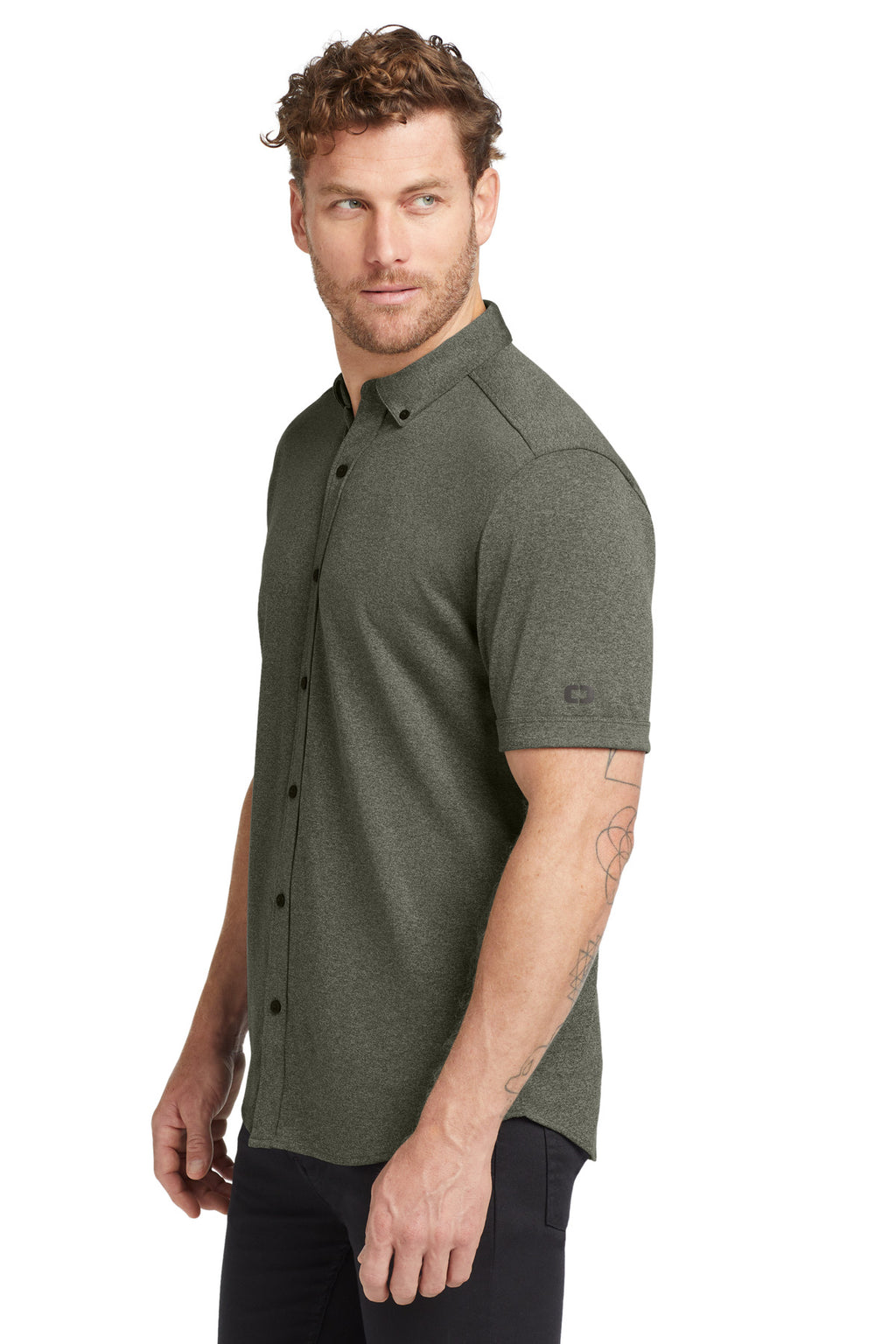 OGIO Gravitate Full-Button Polo